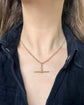 ANTIQUE BI-COLOUR 18CT GOLD & PLATINUM CURB ALBERT CHAIN