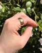 EDWARDIAN HEAVY 18CT GOLD BAND RING