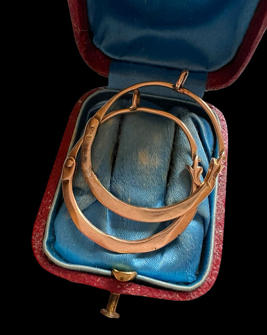 EARLY 19TH CENTURY OUROBOROS SNAKE HOOPS