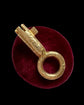 VICTORIAN 15CT GOLD BRAMAH KEY PENDANT