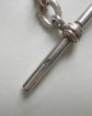 ANTIQUE SILVER FANCY PAPERCLIP CHAIN