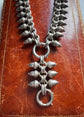VICTORIAN SILVER ACORN COLLAR NECKLACE