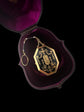 EARLY 19TH CENTURY SWISS ENAMEL COMPACT/MIRROR PENDANT