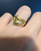 19TH CENTURY 18CT GOLD SNAKE RING