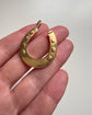 VICTORIAN 9CT GOLD HORSESHOE PENDANT