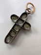 VICTORIAN CHRYSOBERYL CROSS PENDANT