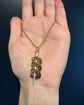 ANTIQUE TRIPLE HORSESHOE & NAIL PENDANT
