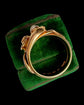 VICTORIAN 18CT GOLD DOUBLE SNAKE RING