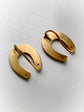 VICTORIAN 15CT GOLD HORSESHOE EARRINGS
