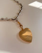 LARGE ANTIQUE 15CT GOLD HEART LOCKET