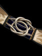 VINTAGE GUCCI SILVER LOVERS KNOT BANGLE