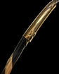 19TH CENTURY ELEPHANT HAIR & 18CT GOLD BANGLE