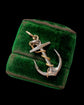 VICTORIAN PLATINUM & GOLD ANCHOR PENDANT