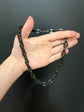 VICTORIAN VULCANITE MARINER LINK CHAIN