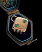 VINTAGE 9CT GOLD GEM SET DICE PENDANT
