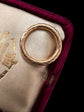 GEORGIAN 15CT GOLD OUROBOROS SNAKE SPLIT RING