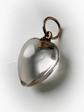 VICTORIAN ROCK CRYSTAL HEART PENDANT