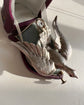 LARGE VICTORIAN SILVER DOVE PENDANT