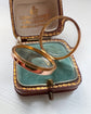 CHUNKY VICTORIAN CRYSTAL & 18CT GOLD LOCKET