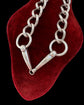 ANTIQUE SILVER HORSE SNAFFLE BIT CHAIN