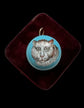 VICTORIAN ENAMEL CAT PENDANT