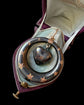 VICTORIAN NIELLO HEART & DISC PENDANT