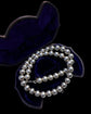 VICTORIAN LARGE SCALE SILVER BEAD NECKLACE