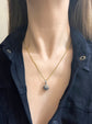19TH CENTURY DIAMOND & SAPPHIRE ORB PENDANT