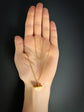 19TH CENTURY MOTHER OF PEARL & 18CT GOLD BASKET PENDANT