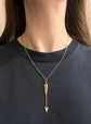 VICTORIAN 15CT GOLD ARROW PENDANT