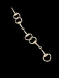 SILVER HORSE SNAFFLE BIT BRACELET