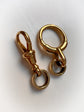 CHUNKY VINTAGE 18CT GOLD DOGCLIP