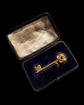 VICTORIAN BOXED 15CT GOLD KEY PENDANT