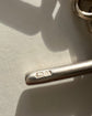 ANTIQUE SILVER PAPERCLIP ALBERT CHAIN