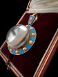 LARGE SCALE VICTORIAN ROCK CRYSTAL DOME PENDANT