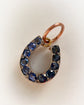 ANTIQUE NATURAL SAPPHIRE HORSESHOE PENDANT