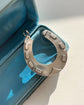 LARGE VICTORIAN SILVER HORSESHOE PENDANT