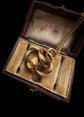 VICTORIAN HIGH CARAT GOLD & HAIR SNAKE PENDANT