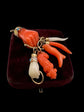 19TH CENTURY CORAL HAND PENDANT