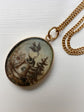 19TH CENTURY SEPIA ‘LOVE TOKEN’ PENDANT