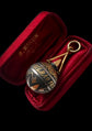 19TH CENTURY DAMASCENE ‘BOMBARDMENT OF BILBAO’ PENDANT