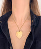 VICTORIAN LARGE SCALE 15CT GOLD HEART LOCKET