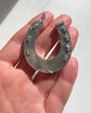 VICTORIAN SUPERSIZED SILVER HORSESHOE PENDANT