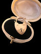 VICTORIAN 15CT GOLD HEART PADLOCK