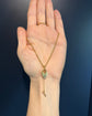 19TH CENTURY WORKING 18CT GOLD PADLOCK & KEY