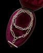 ANTIQUE SILVER PAPERCLIP ALBERT CHAIN
