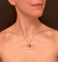 VICTORIAN ROCK CRYSTAL DOME LOCKET WITH DIAMOND & CORAL CENTRE