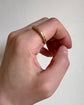 GEORGIAN LARGE 12CT GOLD SPLIT RING