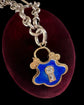 VICTORIAN 18CT GOLD PADLOCK WITH DIAMOND LOCK