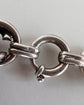 SUPER CHUNKY VINTAGE SILVER TWIST CHAIN & BRACELET SET